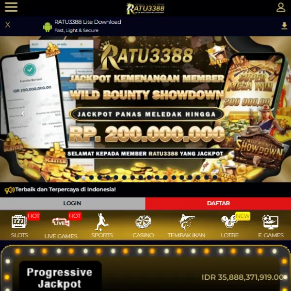 RATU3388 APK Resmi Unduh Indonesia