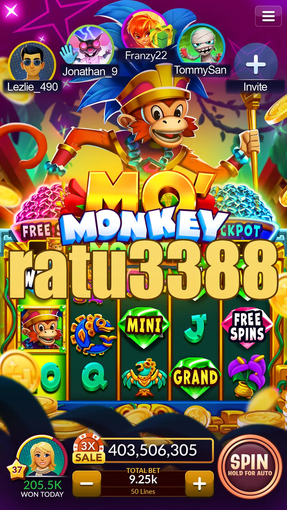 ratu3388 Tangkapan Layar - APK Resmi